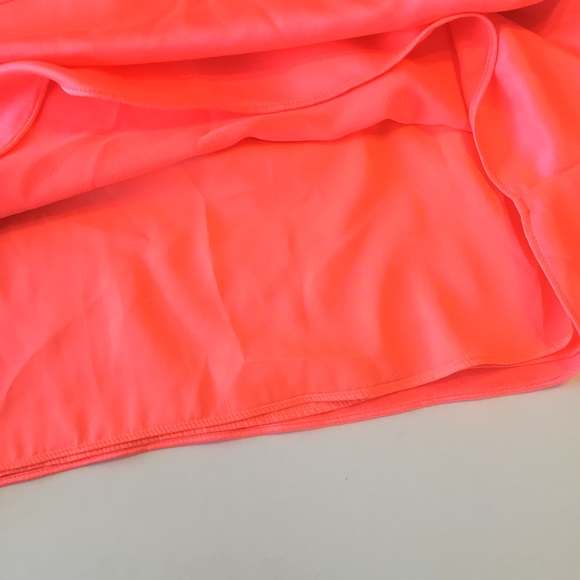 PARKER NEW YORK ORANGE PINK SLEEVELESS SHIFT DRESS SMALL - Picture 14 of 14